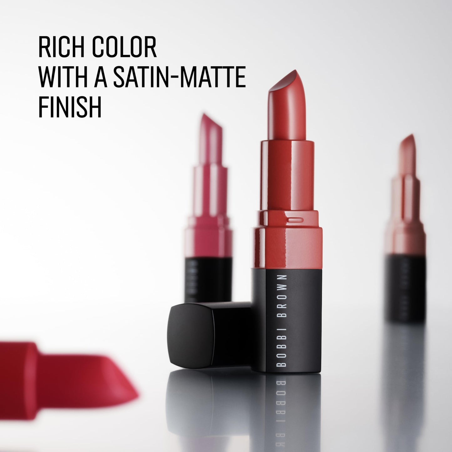 Bobbi Brown Crushed Lip Color | Hydrating, High-Pigment, Satin-Matte Lipstick | Non-Drying, Long-Lasting Wear & Lip Stain Effect, 0.12 Ounce, Brownie Beauty & Personal Care Bobbi Brown