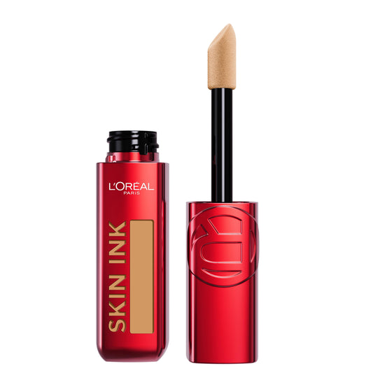 L'Oreal Paris Infallible Skin Ink 2-in-1 Foundation Concealer Hybrid Face Makeup, up to 48HR Transfer-Resistant with Medium Coverage, 325 Tan Warm