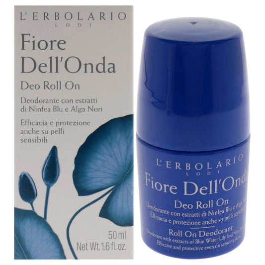 LErbolario Roll-On Deodorant, Fiore Dell'Onda, 1.7 oz - Roll-on Deodorant - Floral Scent - Natural Ingredients - For All Skin Types - Cruelty-Free Beauty and Personal Care L'Erbolario