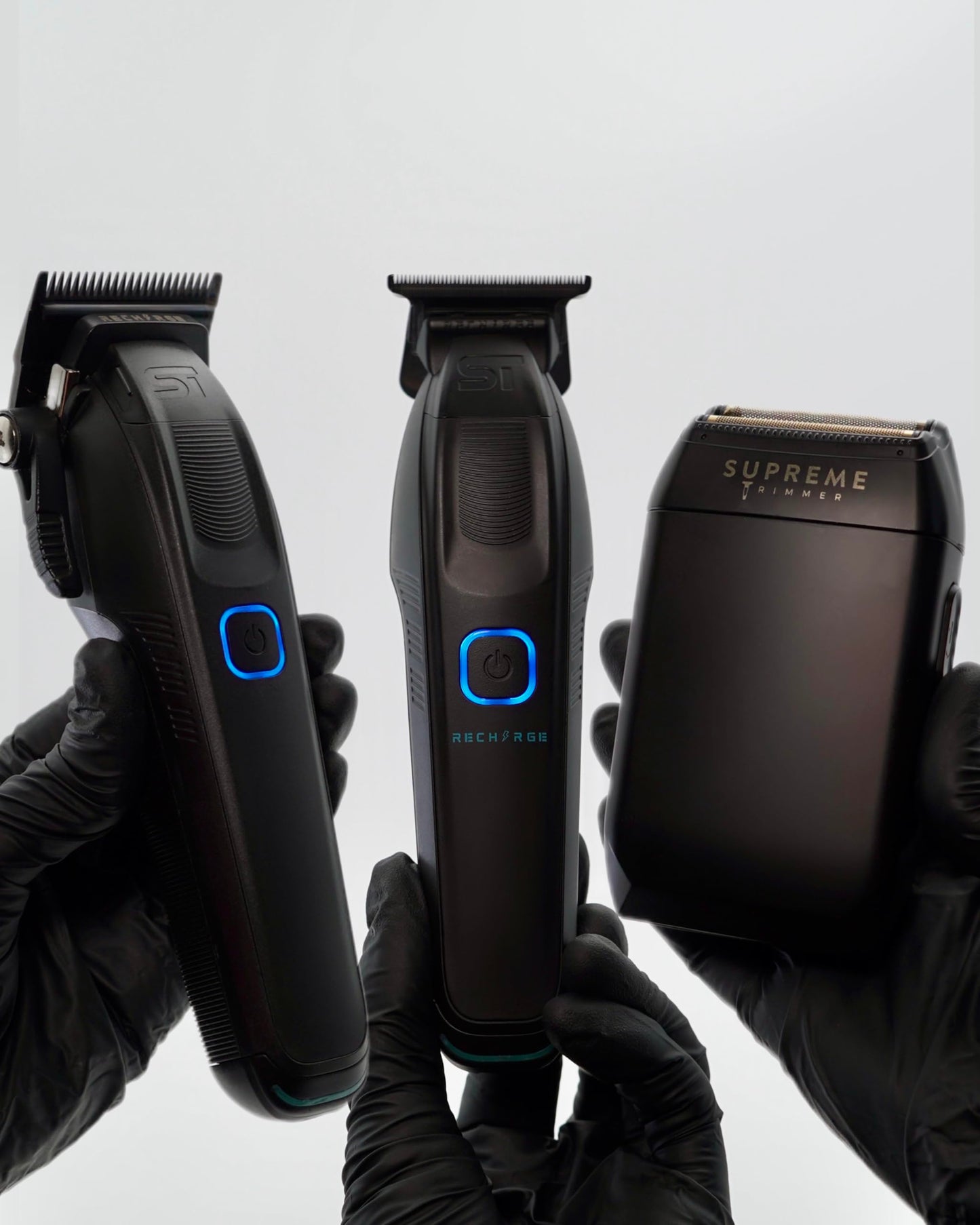 Supreme Trimmer 3-in-1 Recharge Hair Clipper, Beard Trimmer & Crunch Foil Shaver Combo - Removable Batteries, Smart USB Charging Base, Master Barber Beauty and Personal Care Supreme Trimmer