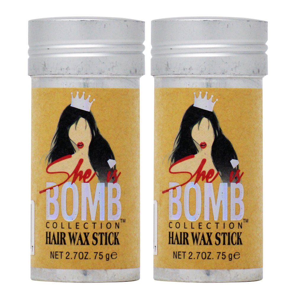She Is Bomb Collection Hair Wax Stick 2.7 Oz. (Pack of 2) Beauty & Personal Care she is bomb collection
