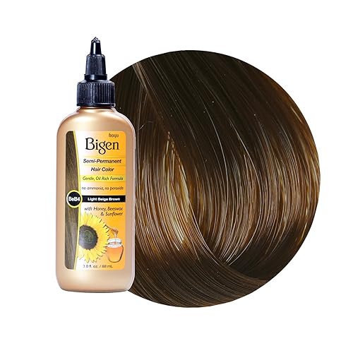 Bigen Semi-Permanent Haircolor #Lb4 Light Brown 3 Ounce (88ml) Beauty & Personal Care Bigen