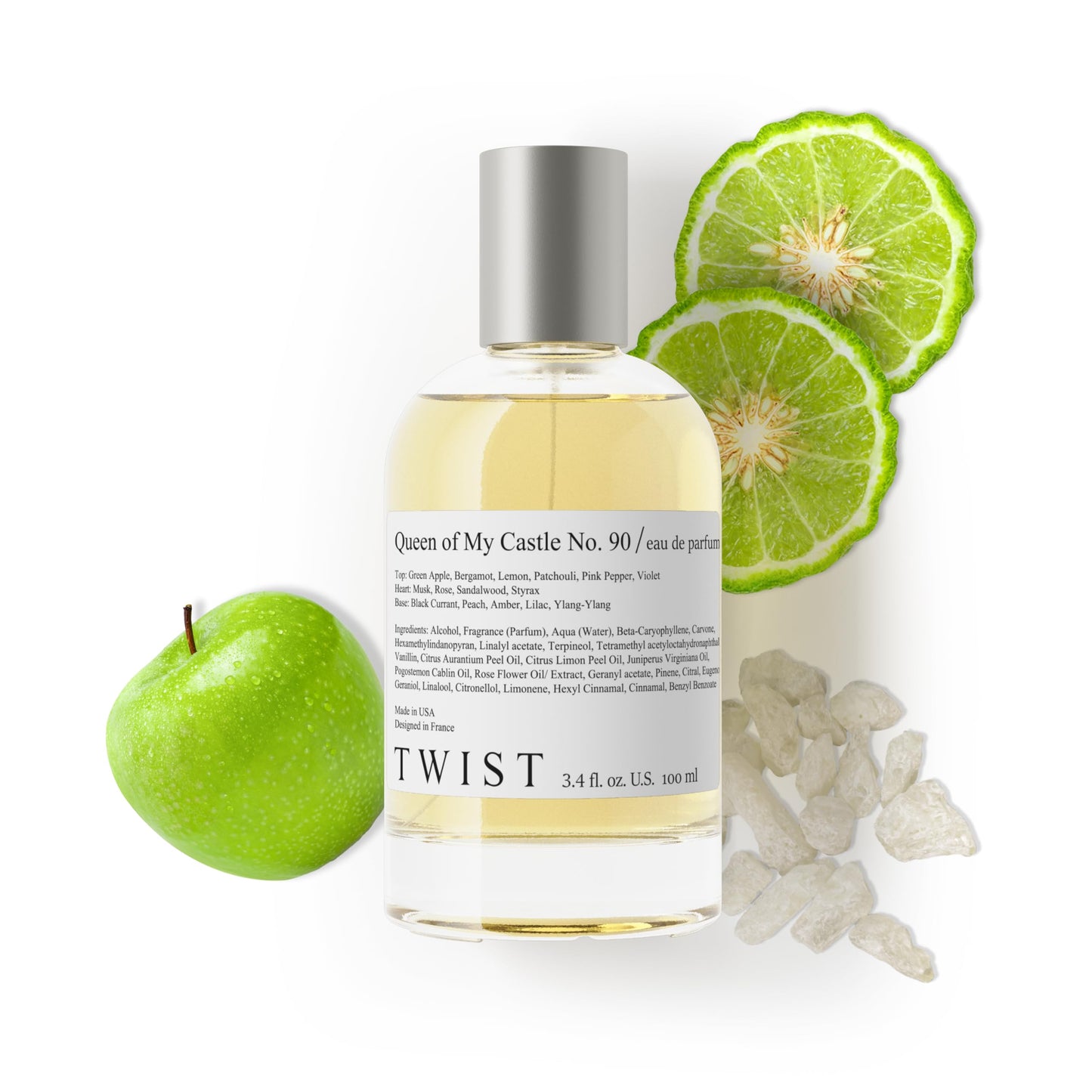 Twist Queen of My Castle No. 90 - Inspired by Creed’s Aventus for Her, Long-Lasting Perfume for Women, Fruity & Floral, Vegan, Clean Ingredients Beauty & Personal Care HOUSE OF TWIST
