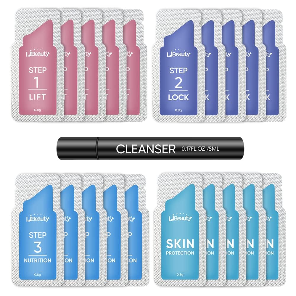 Libeauty Brow Lamination Kit Lash Lift Kit Lasting 8 Weeks Sachet Disposable Upgraded Version Curling Perming Wave Lotion & Liquid Set Home Perm Kit Beauty & Personal Care Libeauty