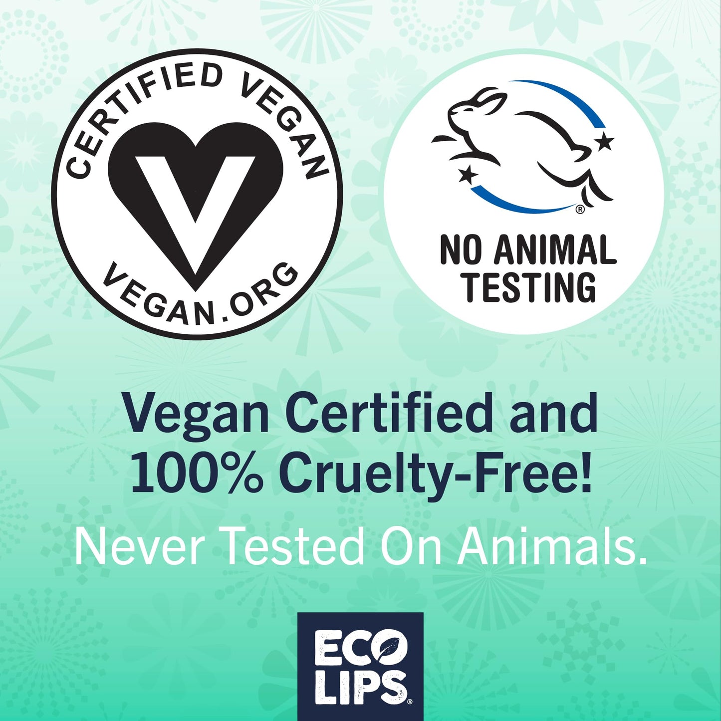 Eco Lips Bee Free Vegan Unscented 100% Natural Lip Balm - Soothe and Moisturize Dry, Cracked and Chapped Lips - 100% Plastic-Free Plant Pod Packaging Beauty & Personal Care Eco Lips