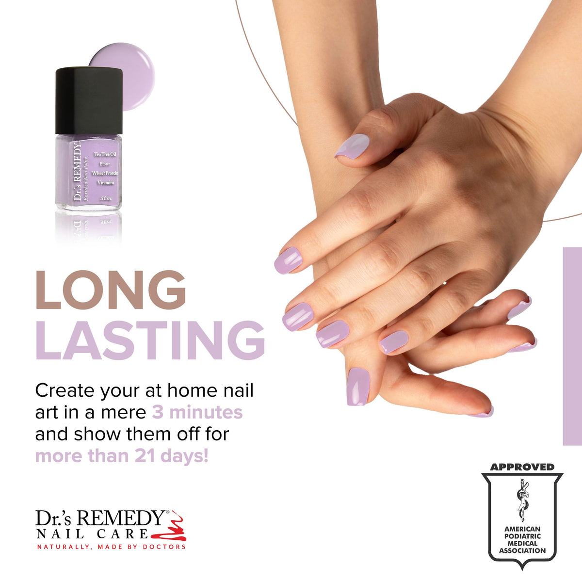 Dr’s Remedy Enriched Nail Polish: Non Toxic, All Natural, and Organic - Doctor Formulated: Strengthens, Restores, Heals, and Protects '24-Free' Beauty & Personal Care Dr.'s Remedy