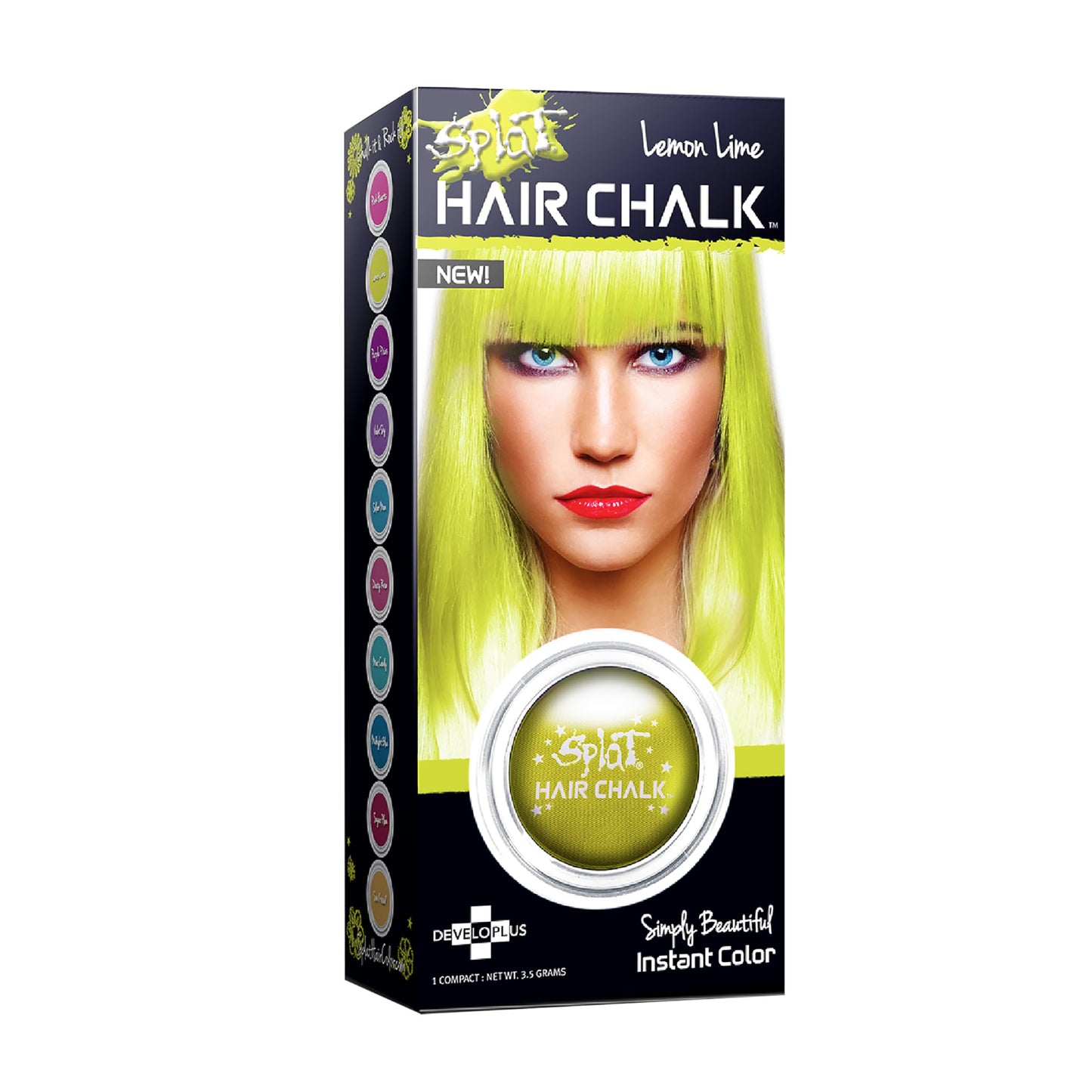 Splat Hair Chalk |Lemon Lime| Temporary Hair Color Beauty & Personal Care Splat