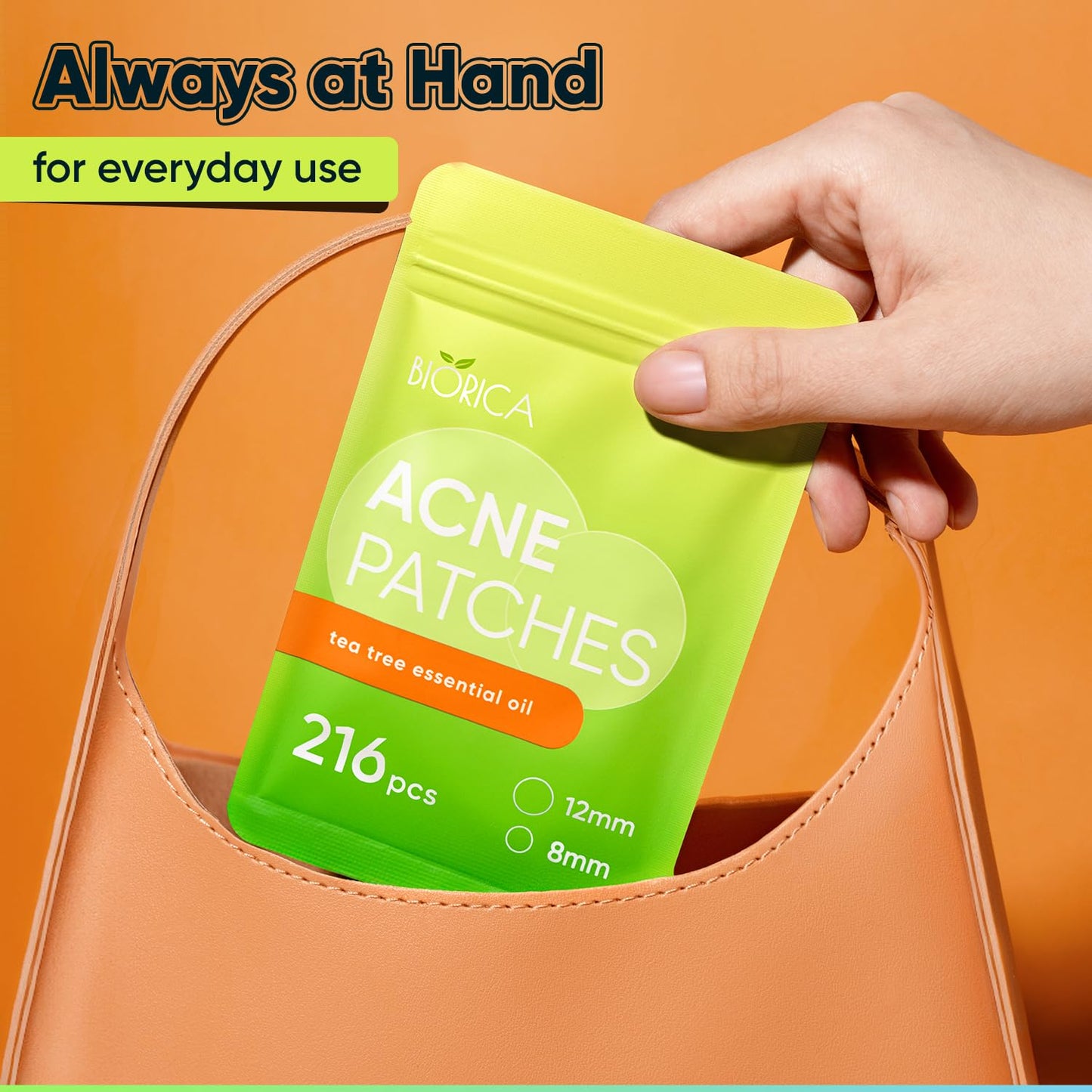 BIORICA Pimple Patches for Face with Tea Tree Oil 216 pcs. Hydrocolloid Acne Pimple Patches. Blemish Patches, Acne Dots, Pimple Stickers, Acne Patch Beauty & Personal Care BIORICA