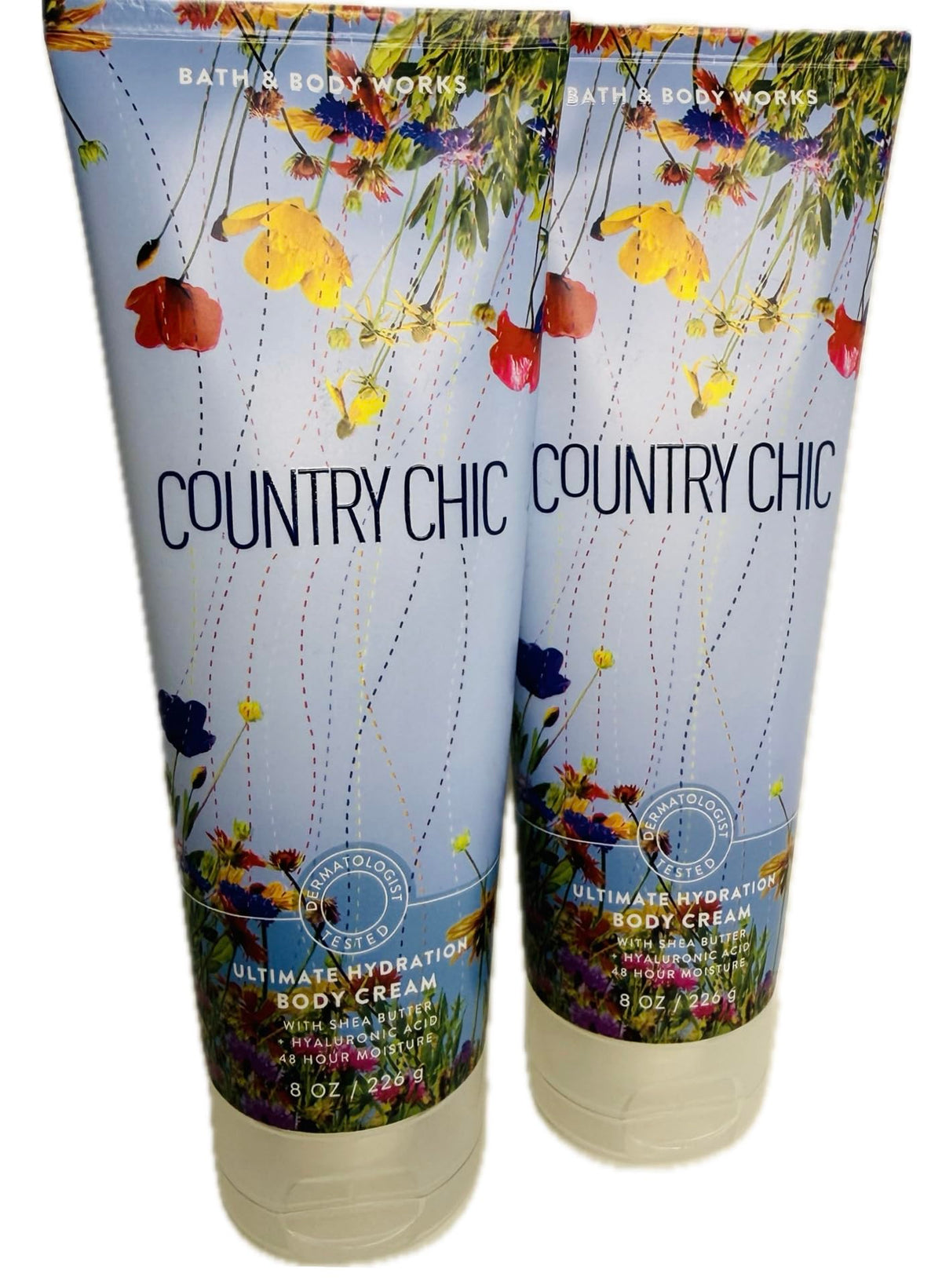 Bath & Body Works Country Chic Ultimate Hydration Body Cream 8 oz 2 Pack