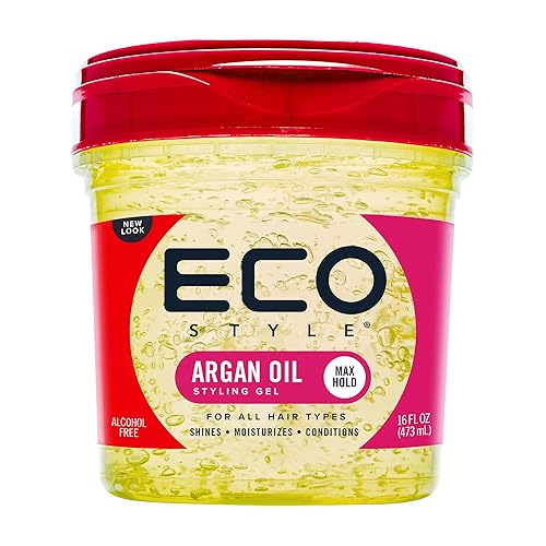 Ecoco Eco Style Gel - Argan Oil - 100% Pure Olive Oil - Promotes Healthy Hair - Nourishes And Repairs Hair - Long-Lasting Shine - 10/10 Maximum Hold Beauty & Personal Care Eco Style