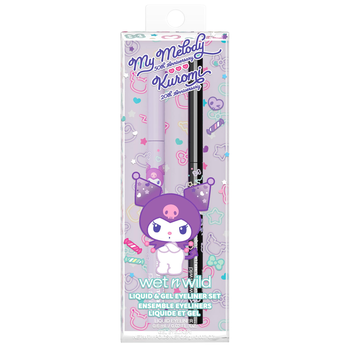 wet n wild My Melody and Kuromi Liquid And Gel Eyeliner Set - Twisted Cute