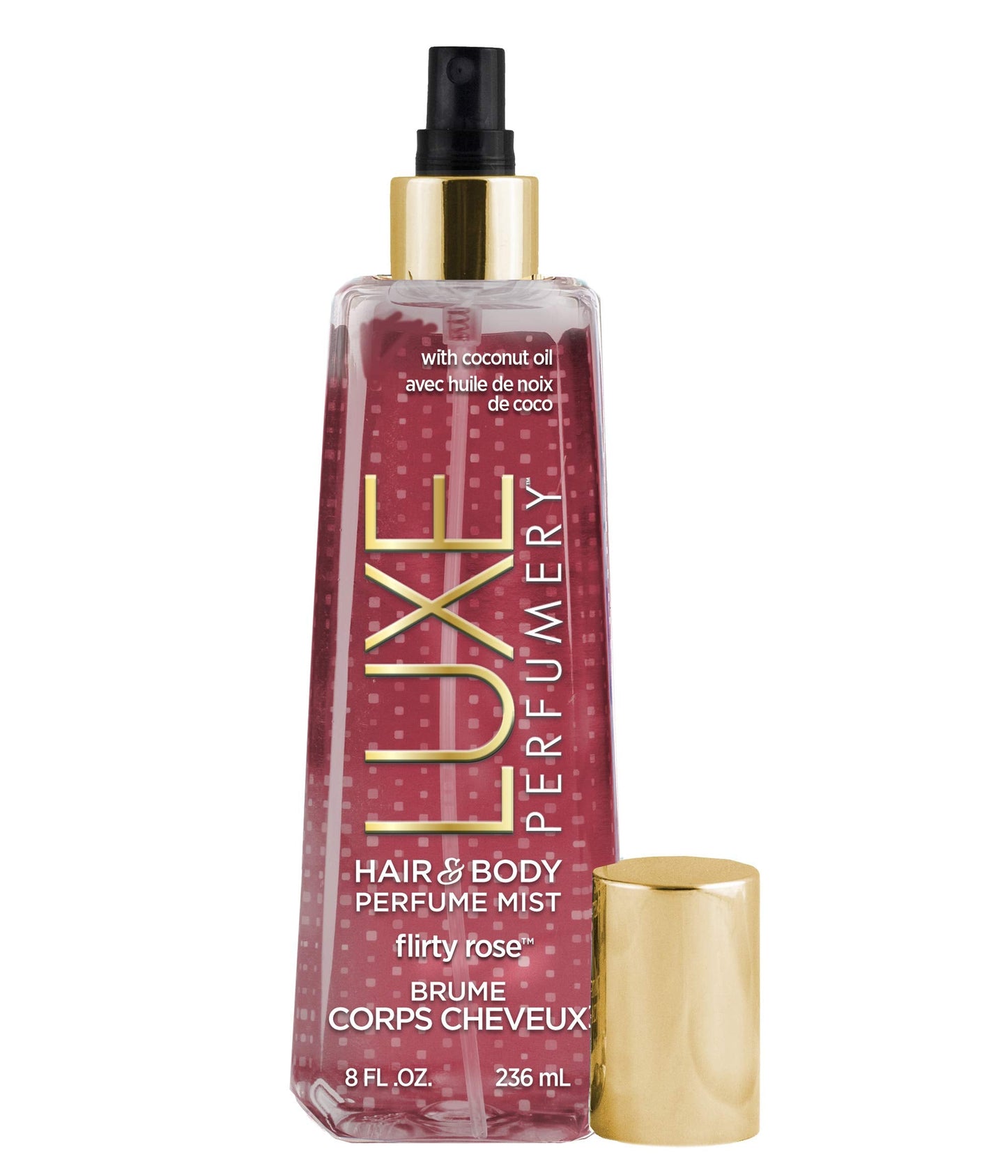 Luxe Perfumery Flirty Rose Hair & Body Perfume Mist, 236 mL Beauty & Personal Care Luxe Perfumery