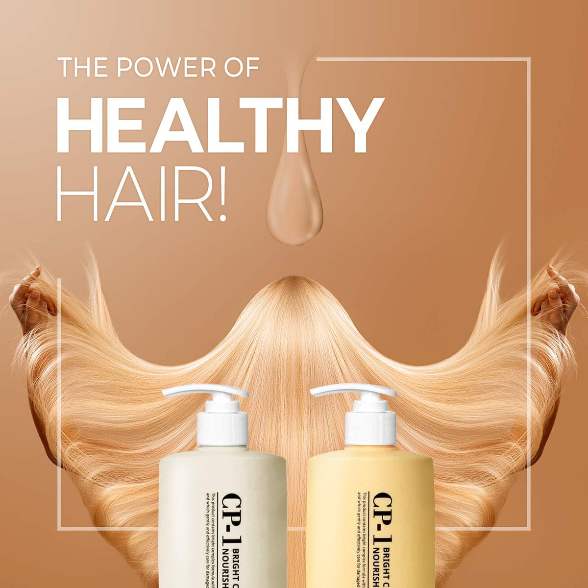 CP-1 Protein Nourishing Care Shampoo + Conditioner 500ml+500ml Set for Dry Damaged Hair with Keratin, Protein, Ceramide, Argan Oil, Spa Products Beauty & Personal Care CP-1