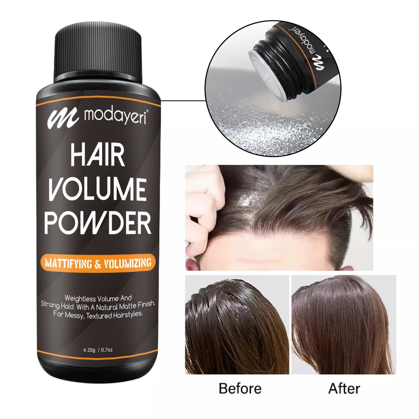 Hair Volumizing Powder - Weightless Volume And Strong Hold, With A Natural Matte Finish, For Messy, Textured Hairstyles, Mattifying & Volumizing, Fine Beauty & Personal Care modayeri al??veri?te yeni moda