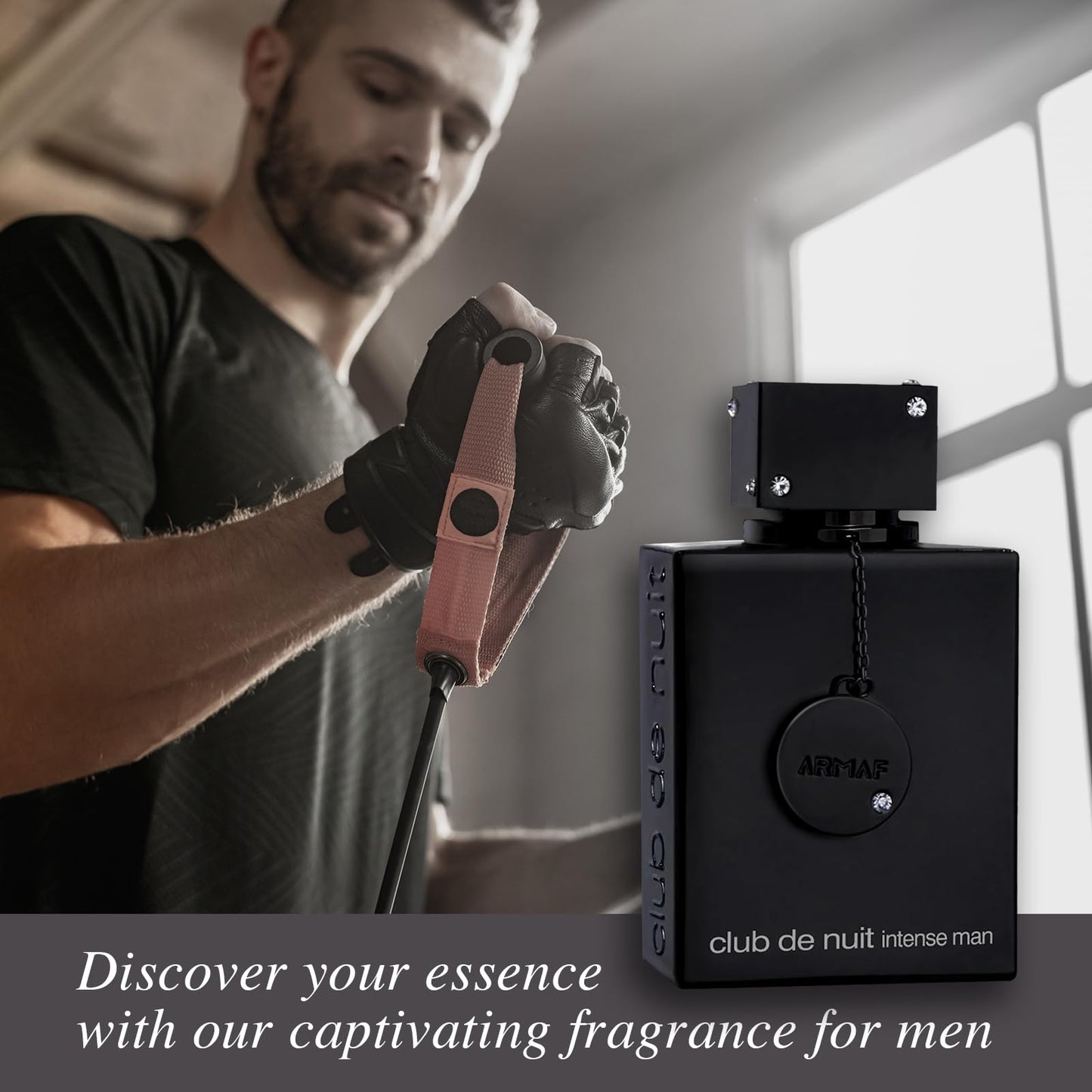 Micasa Fragrances Perfume For Men intense 3.4 oz EDT Spray Eau de Toilette - Gift Set Pack with Scented Soy Candle and Empty Travel Perfume Atomizer Beauty & Personal Care Micasa Fragrances