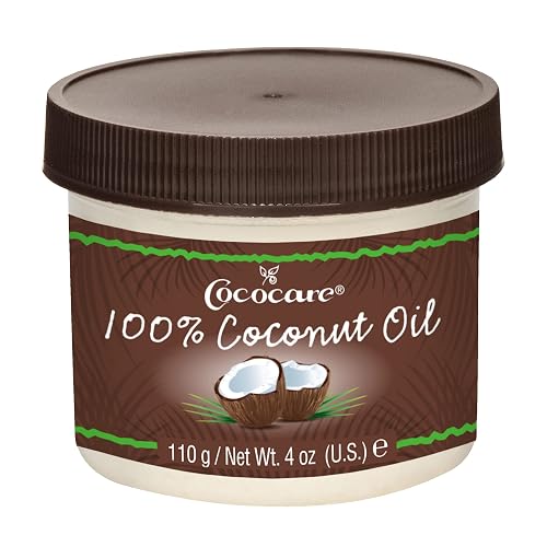 Cococare 100% Pure Coconut Oil for Skin, Hair, Face and Body - Plant-Based Daily Moisture Support, Easy to Scoop or Pour for Everyday Use, Use for Dry Beauty & Personal Care COCOCARE