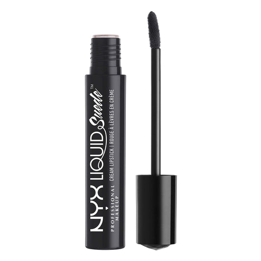 NYX PROFESSIONAL MAKEUP Liquid Suede Cream Lipstick - Alien (Black) Beauty & Personal Care NYX PROFESSIONAL MAKEUP