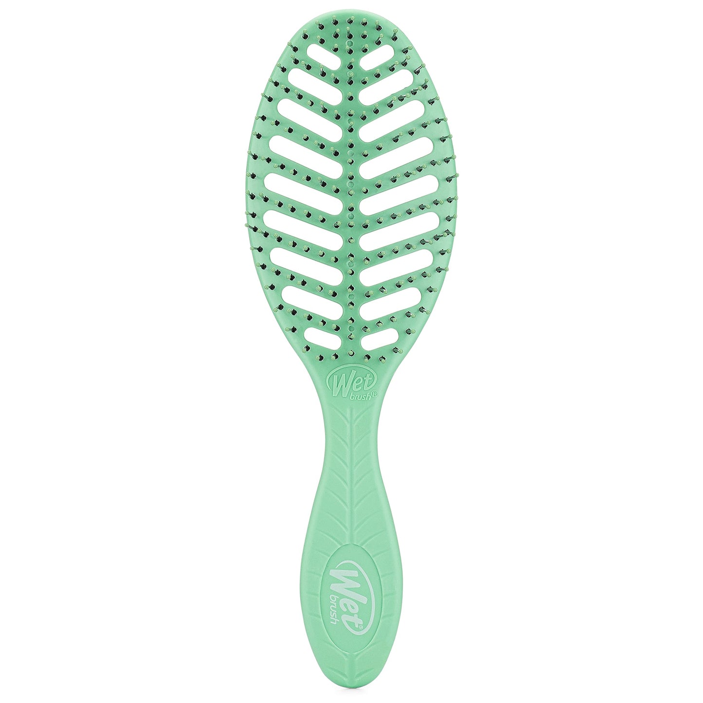 Wet Brush Go Green Speed Dry Hair Brush, Green - Vented Design & Ultra Soft HeatFlex Bristles - Ergonomic Handle Manages Tangle & Uncontrollable Hair Beauty & Personal Care Wet Brush