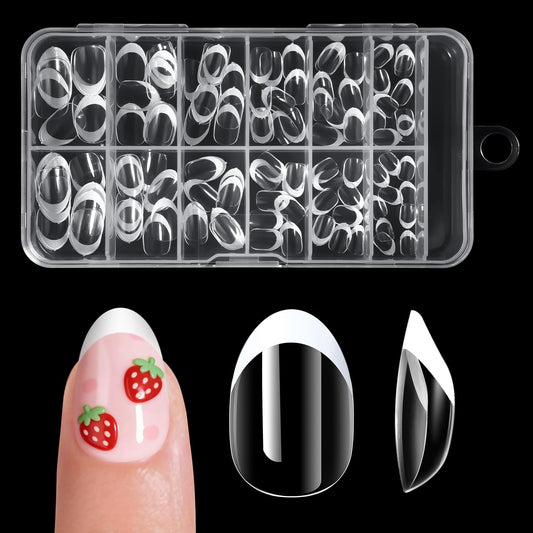krofaue 240Pcs Kids Press on Nails with Handle - Short Fake Nails for Girls 12 Sizes Soft Gel Nail Tips for Safe & Fun DIY Nail Tips Art for Children Beauty and Personal Care krofaue Default Title