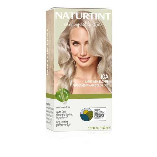 Naturtint 10A Light Ash Blonde Permanent Hair Color (Pack of 1), Ammonia Free, Vegan, Cruelty Free, up to 100% Gray Coverage, Long Lasting Results Beauty & Personal Care Naturtint