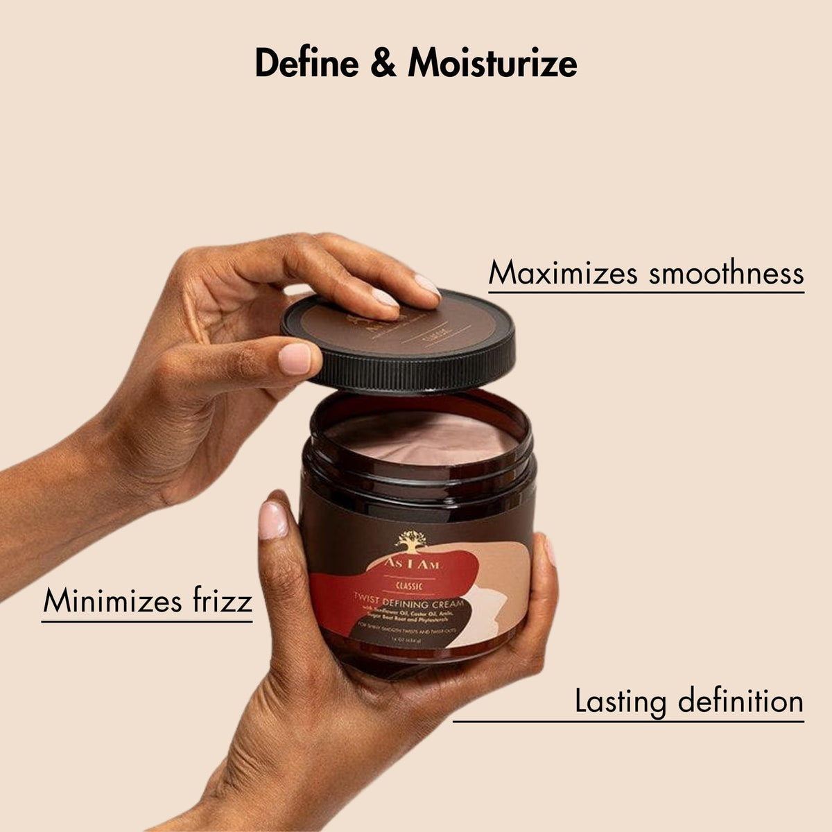 As I Am Twist Defining Cream - 8 Ounce - with Castor oil and Phytosterols Beauty & Personal Care As I Am