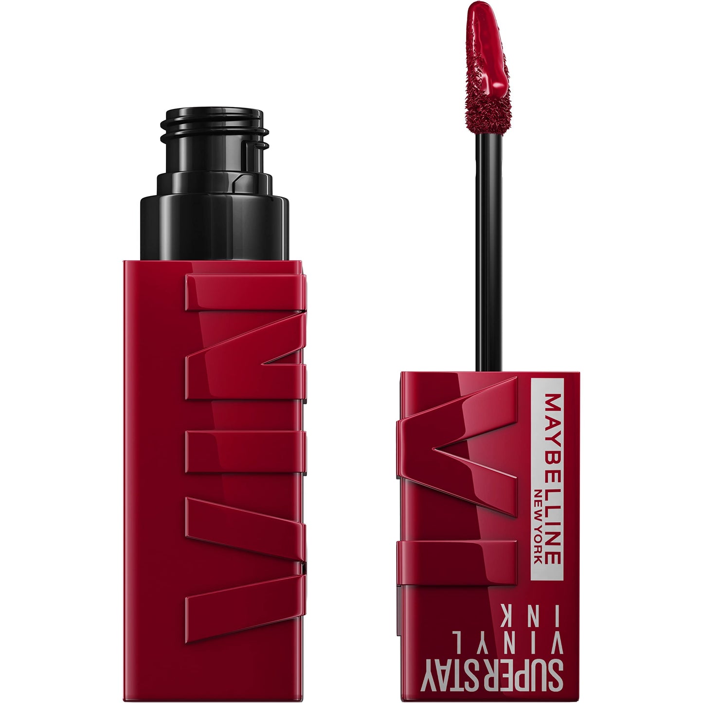 Maybelline Super Stay Vinyl Ink Longwear No-Budge Liquid Lipcolor Makeup, Highly Pigmented Color and Instant Shine, Royal, Deep Wine Red Lipstick, Beauty & Personal Care MAYBELLINE