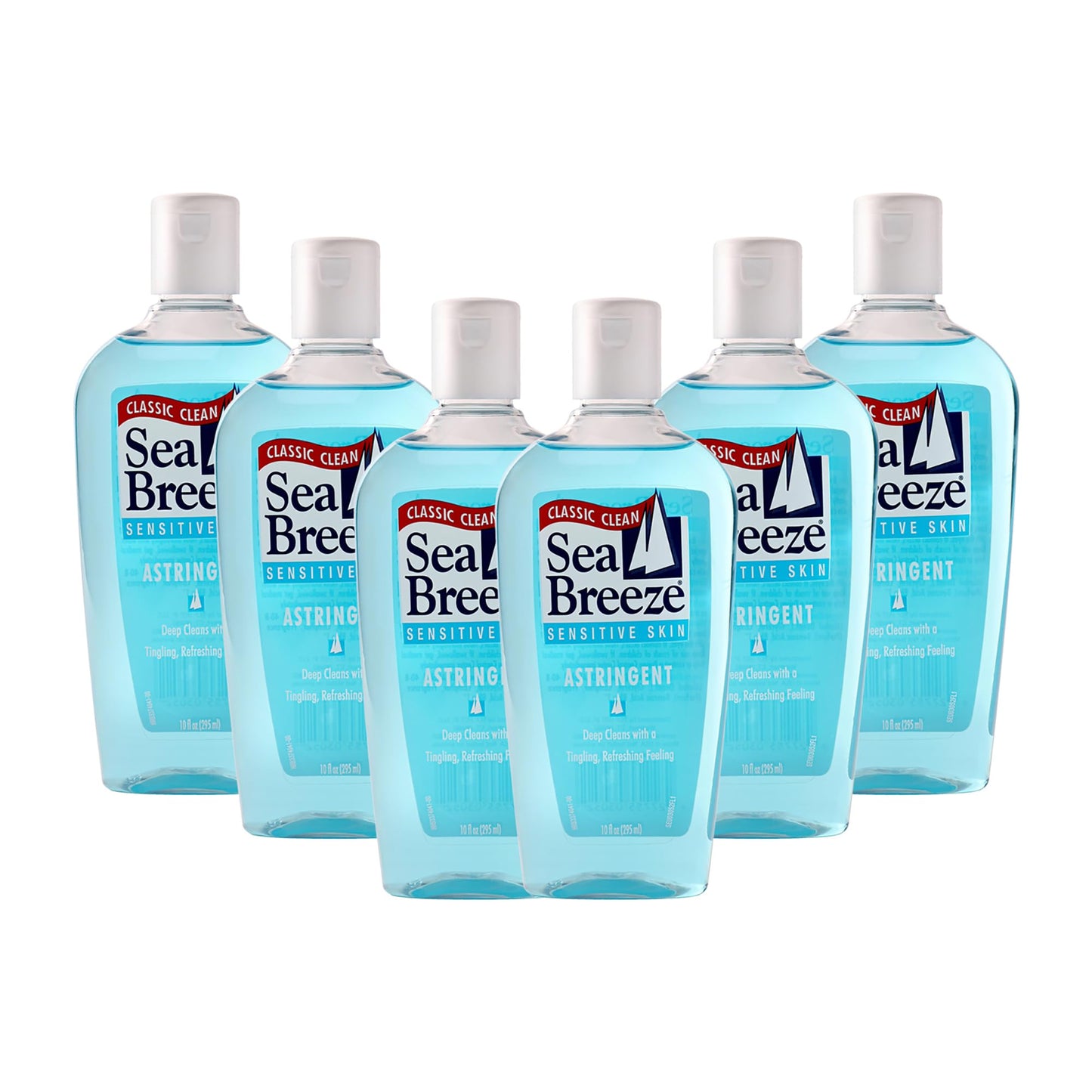Sea Breeze Astringent Sensitive Skin - Facial Cleanser with Natural Oils for Deep Pore Cleansing and Acne Control - Refreshing Face Cleanser - 6 pc Beauty & Personal Care Sea Breeze