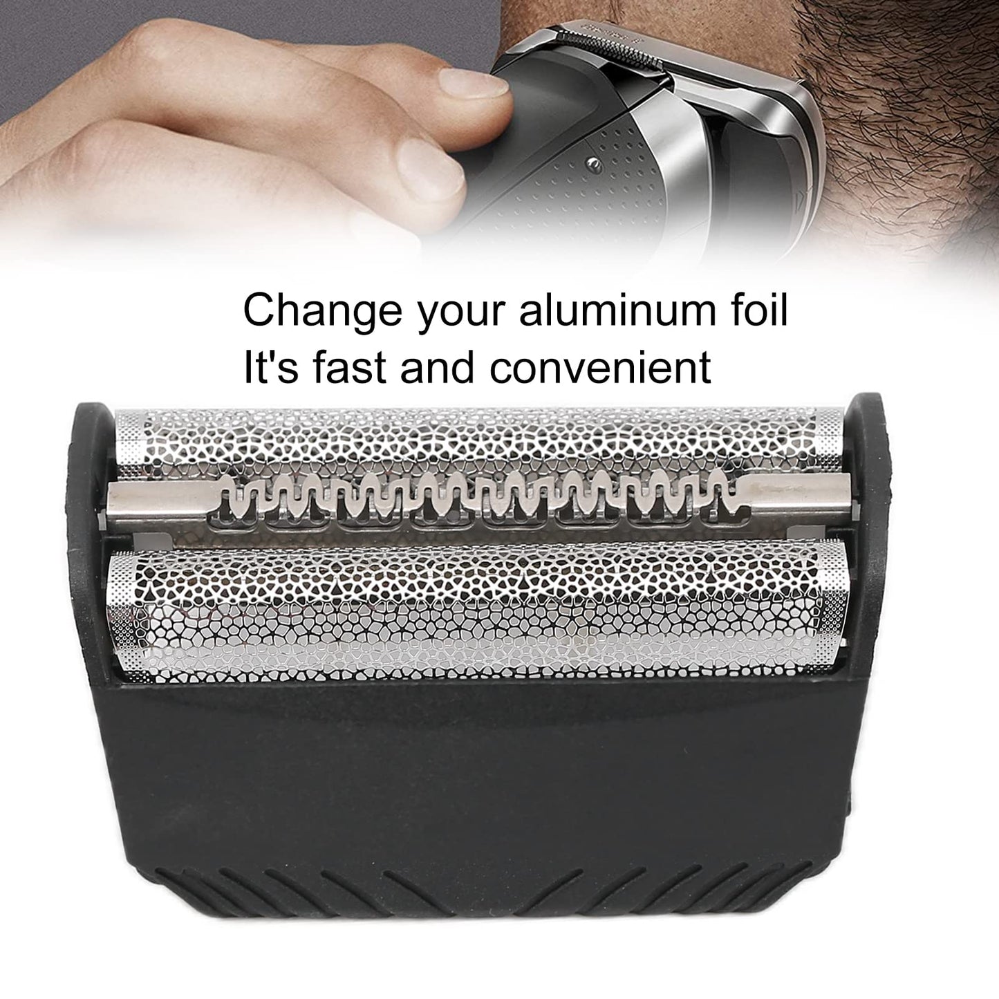 Wadukud 30b Replacement Head Foil & Cutter Parts with Cleaning Brush, Compatible for B-Raun Series 3 7000 4000 5000 Series Men's Shaver Head Beauty and Personal Care Wadukud