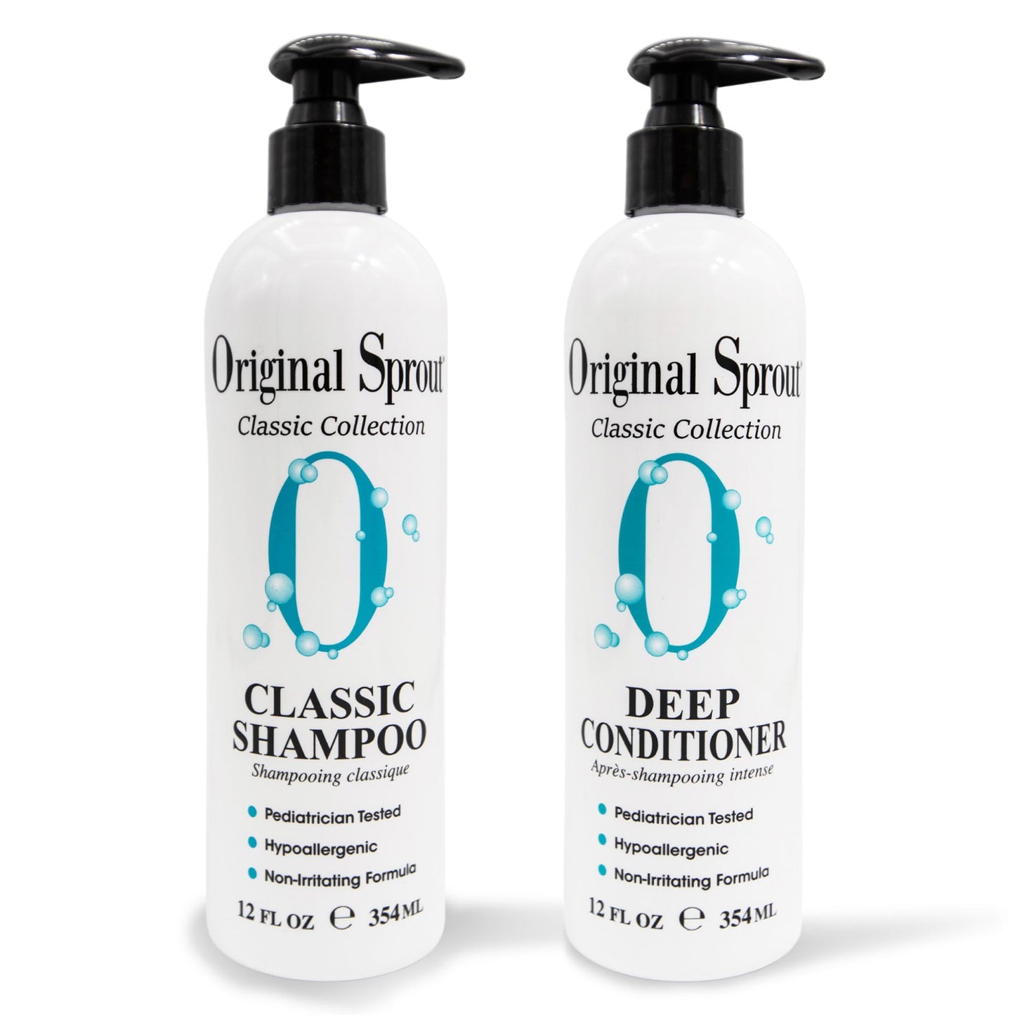 Original Sprout Classic Shampoo and Conditioner Set, Vegan Conditioner and Sulfate Free Shampoo for All Hair Types, 12 fl. oz Bottle, (Pack of 2) Beauty & Personal Care Original Sprout