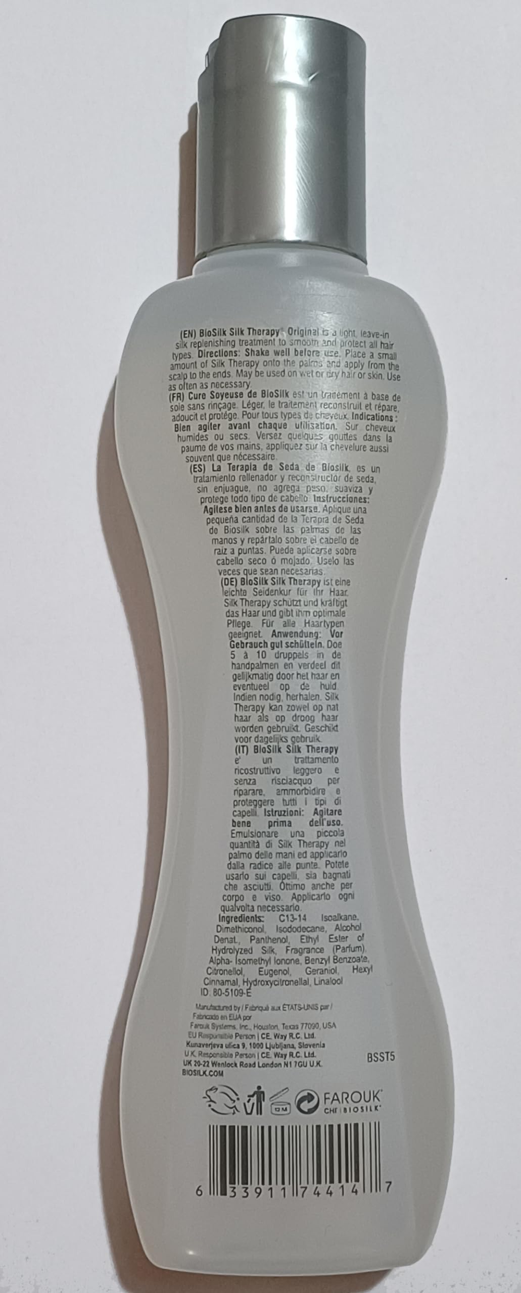 Biosilk Silk Therapy Cure, 5.64 oz Beauty & Personal Care BioSilk