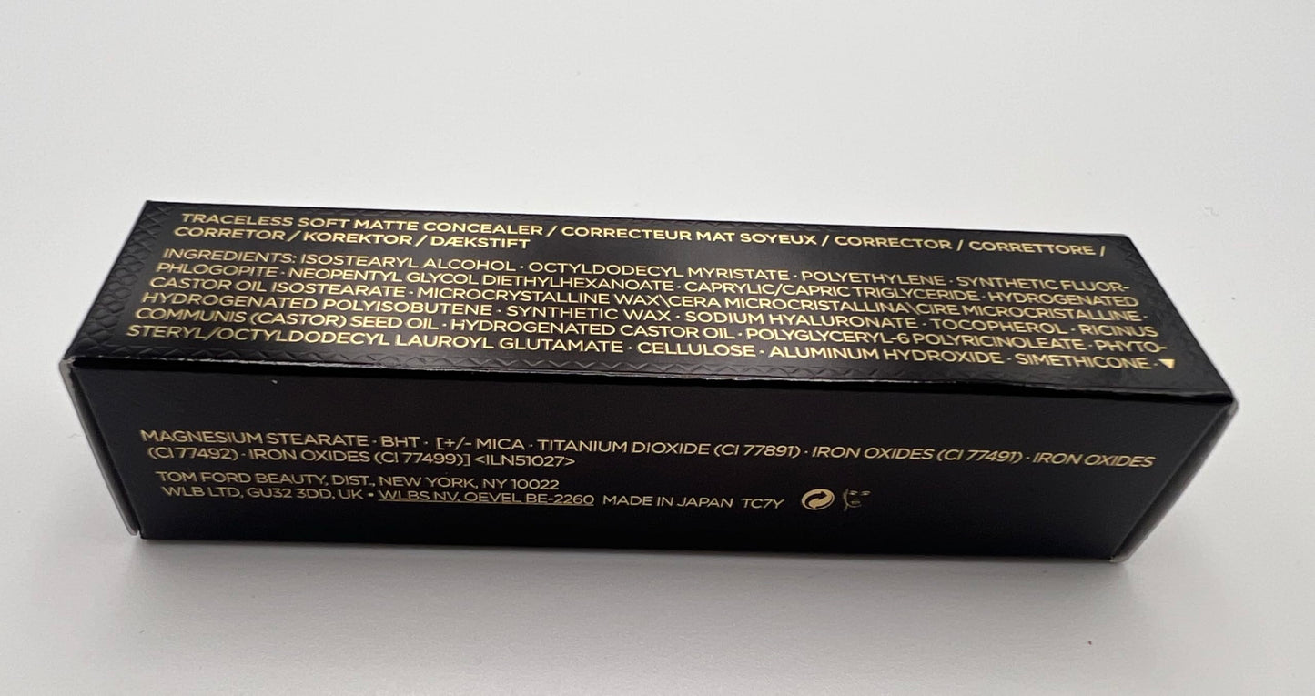 TOM FORD Traceless Soft Matte Concealer - 0C0 Bare (fair skin with subtle pink undertones) - .12 oz / 3.5 g Beauty & Personal Care Tom Ford