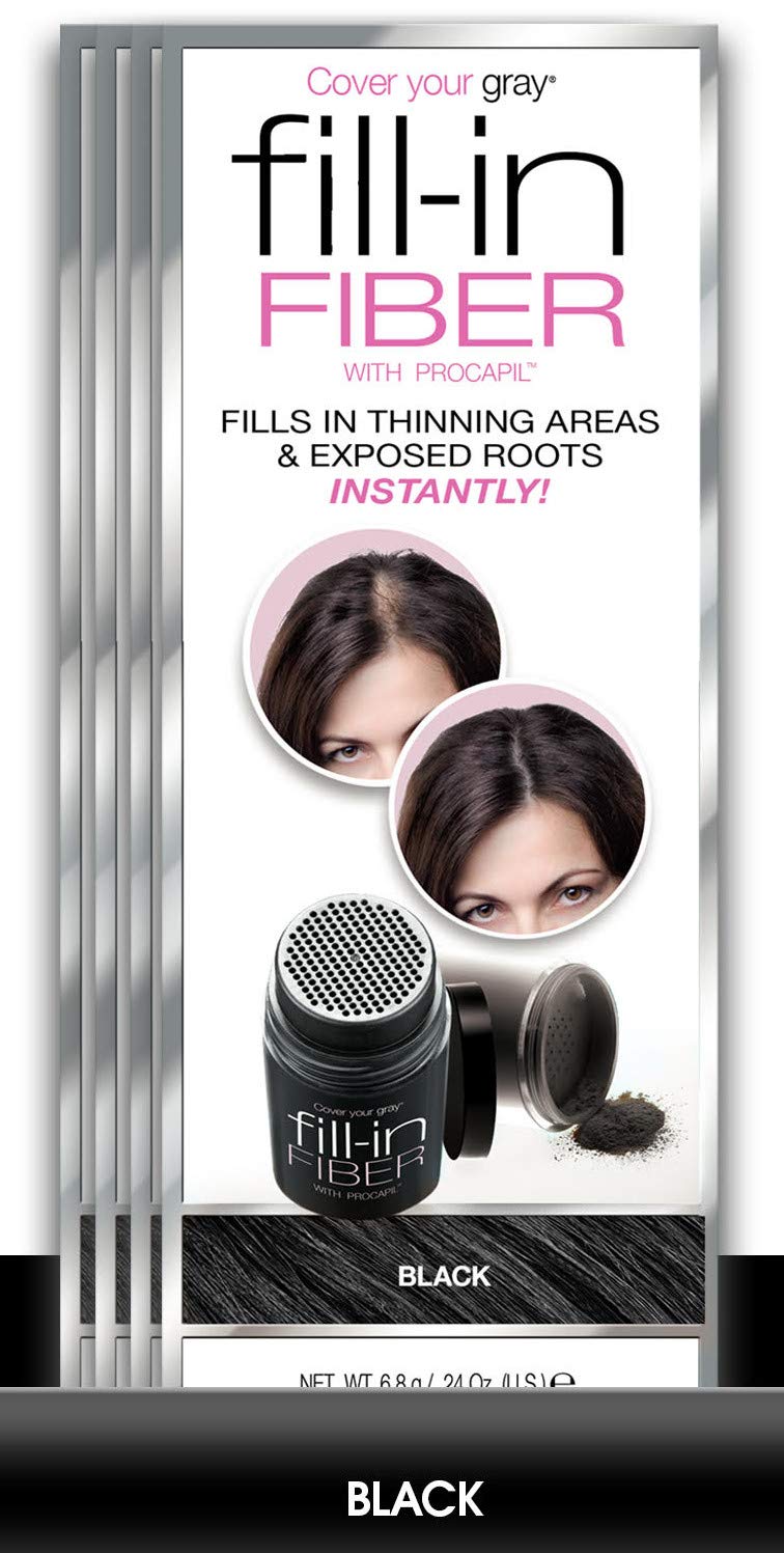 Cover Your Gray Pro Fill-In Fibers with Procapil - Black Beauty & Personal Care Cover Your Gray