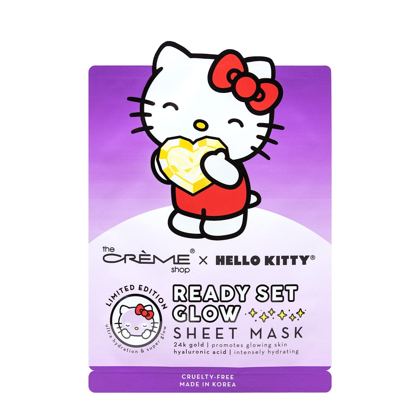 The Crème Shop | Hello Kitty Ready Set Glow Sheet Mask (3 Pack) Beauty & Personal Care The Crème Shop