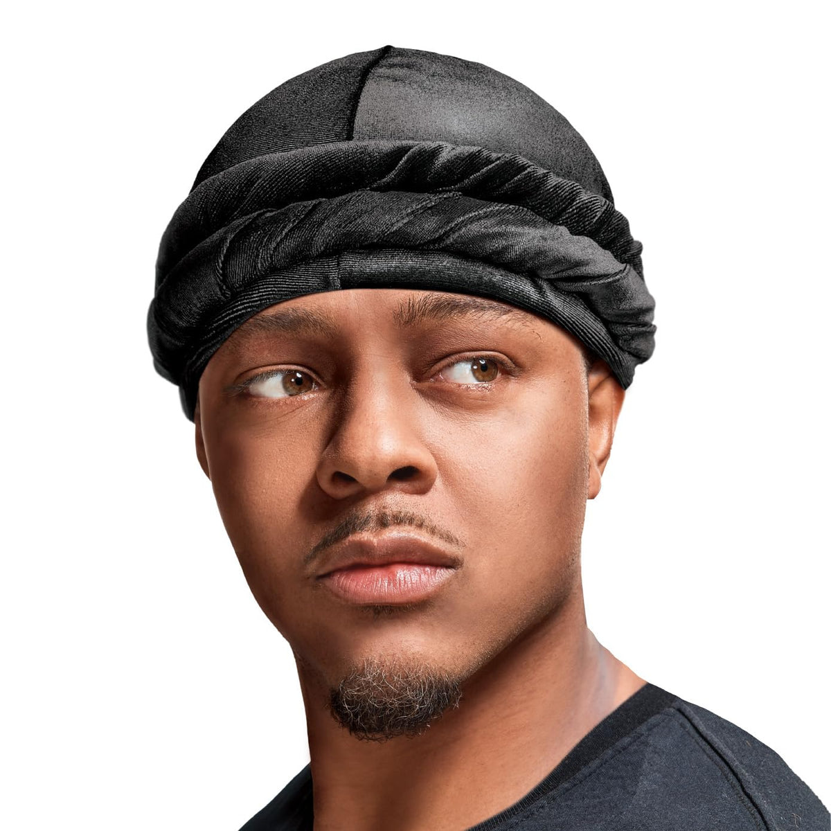Red by Kiss Bow Wow Premium Satin Mens Turban – Anti Breakage Moisture Retention, Stylish Soft Light Comfort Headwear All Hair Types (US, Alpha, One