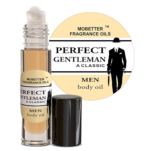 MOBETTER FRAGRANCE OILS Perfect Gentleman A Classic Men Cologne Body Oil 1/3 oz roll on Glass Bottle Beauty & Personal Care MOBETTER FRAGRANCE OILS