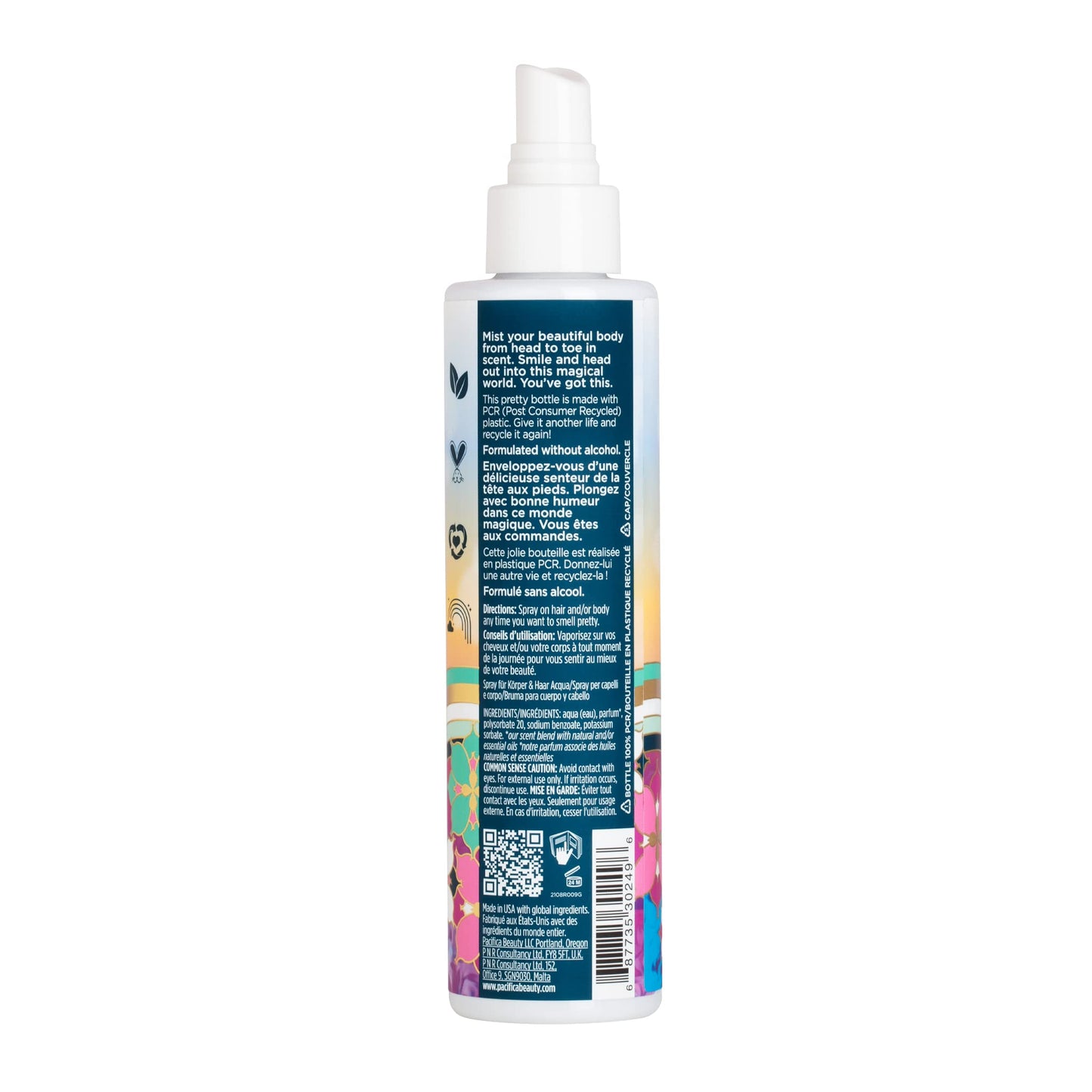 Pacifica Beauty Himalayan Patchouli Berry Hair & Body Mist, Fragrance, Perfume Body Spray, Grapefruit, Sweet Gourmand, Vegan, 6 fl oz (1 Count) Beauty & Personal Care Pacifica
