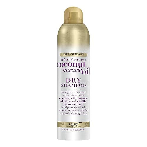 OGX Extra Strength Refresh Restore + Dry Shampoo, Coconut Miracle Oil, 5 Ounce Beauty & Personal Care OGX