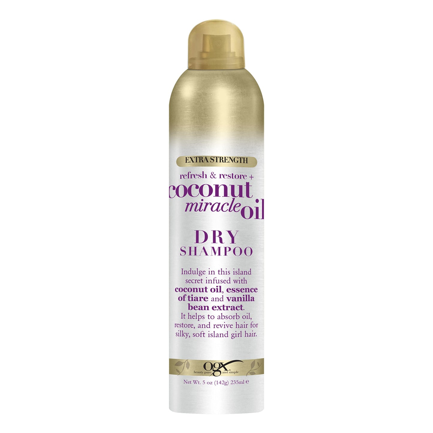 OGX Extra Strength Refresh Restore + Dry Shampoo, Coconut Miracle Oil, 5 Ounce Beauty & Personal Care OGX