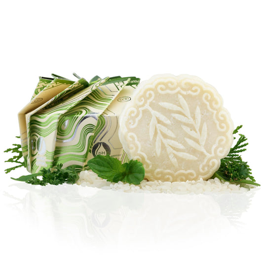Viori Tea Tree Mint Essential Oil Shampoo Bar Made with Rice Water - Handcrafted All Natural Shampoo Bars - Sulfate Free Beauty & Personal Care Viori