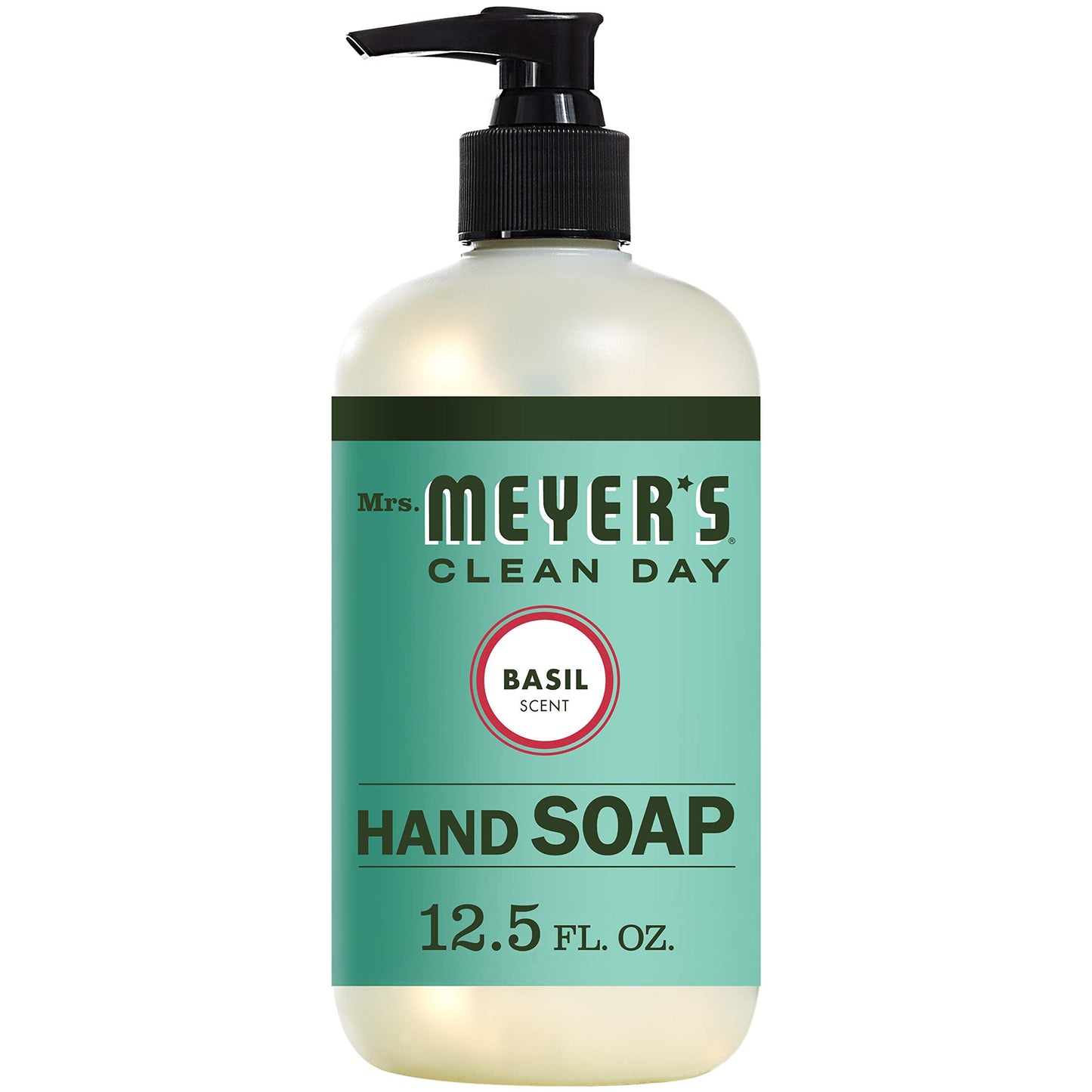Mrs. Meyer's Hand Soap, Made with Essential Oils, Biodegradable Formula, Basil, 12.5 Fl. Oz Beauty & Personal Care Mrs. MEYER'S