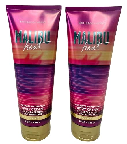 Bath & Body Works Malibu Heat Ultimate Hydration Body Cream 8 Ounces Pack of 2 Beauty & Personal Care Bath & Body Works