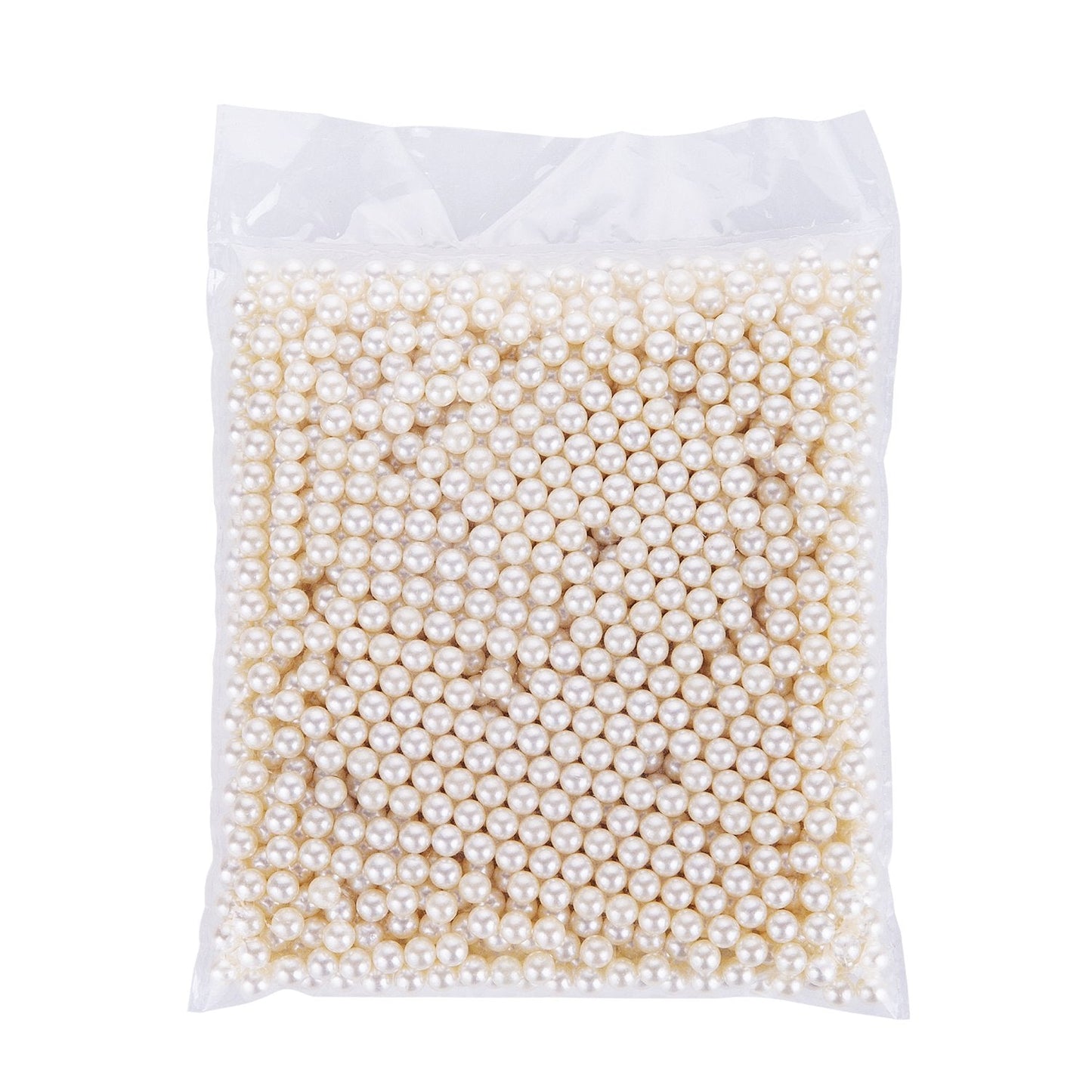 Makeup Beads for Brushes, Art Faux Pearls, HBlife 1100-Piece Round Pearl Beads to Hold Makeup Brush, Lipstick, Mascara, Eyeliner, 8mm (Beige) Beauty & Personal Care HBlife