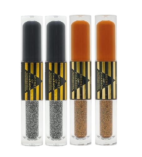 Body Glitter Stick - 2X Secret of Pharaoh GlitterDuo Stick - Sand Goddess Bundle with 2X Sparkling Emerald by EBIN NEW YORK - Dual-Ended Primer Beauty & Personal Care EBIN NEW YORK