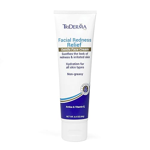 TriDerma Facial Redness Relief Gentle Face Cream (3.3 Ounces) Beauty & Personal Care TriDerma