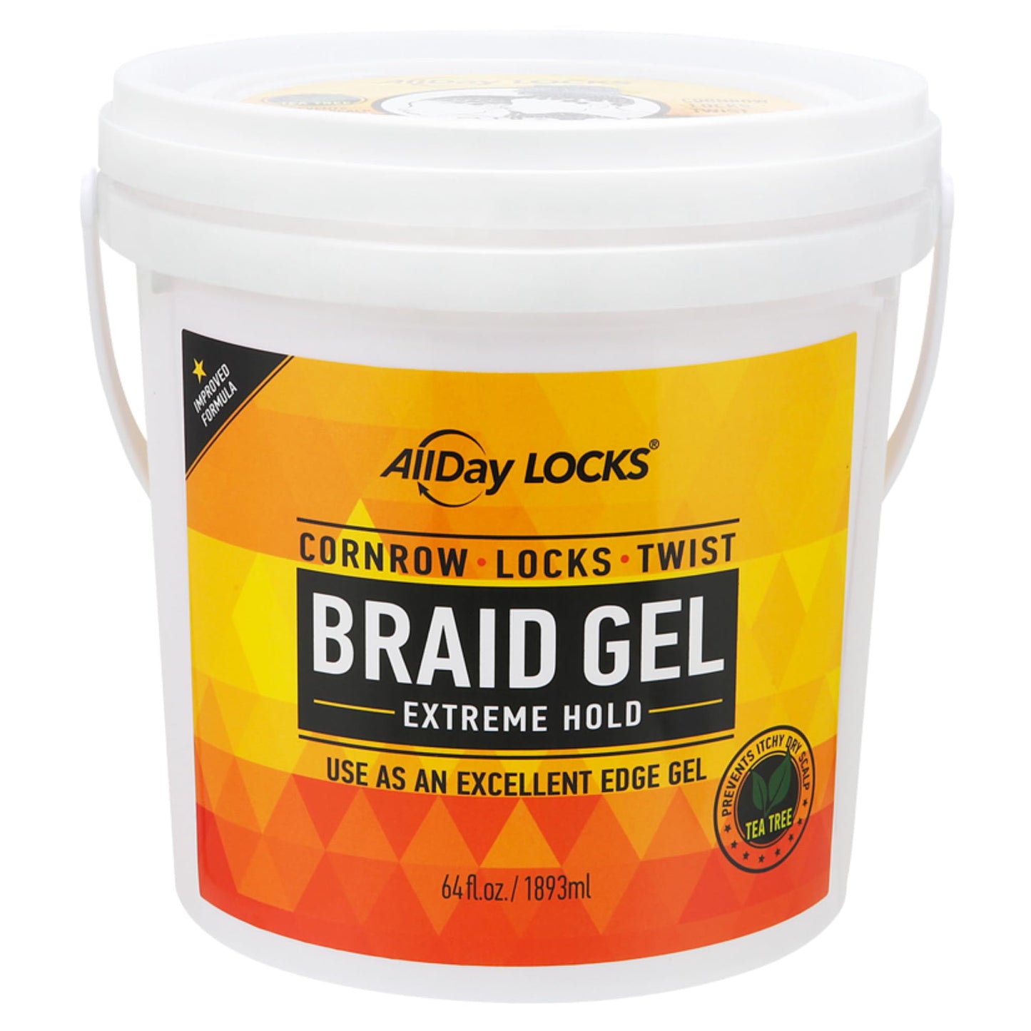 AllDay Locks Braid Gel Extreme Hold - Braiding Gel for Cornrows, Locks, & Twisting, Moisturizing Edge Control for Women and Men, Natural Formula Beauty & Personal Care AllDay Locks