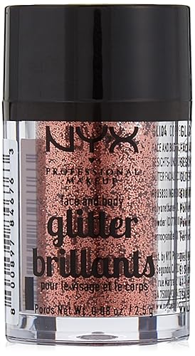 NYX Nyx professional makeup face & body glitter, copper, 0.08 ounce Beauty & Personal Care NYX PROFESSIONAL MAKEUP