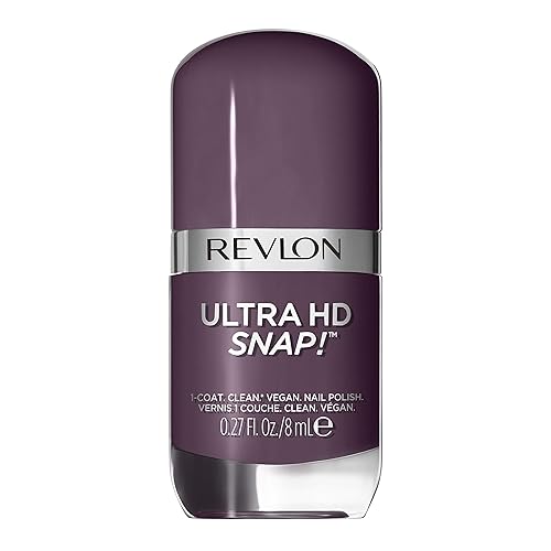 REVLON Ultra HD Snap Nail Color, Natural Rich Glossy Polish, 100% Vegan Formula, No Base or Top Coat Needed, 033 Grounded, 0.27 fl oz Beauty & Personal Care REVLON