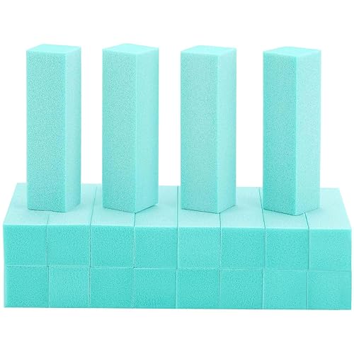20 Pack Nail Buffers Blocks Sanding Buffing Nail Files Pedicure Manicure Tool 60/100 Grit ?Green Beauty & Personal Care acDesign