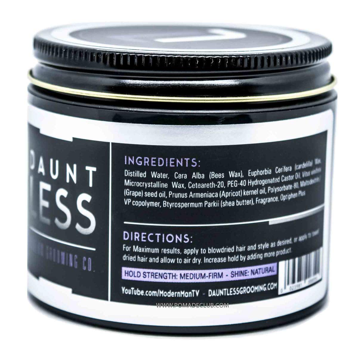 Dauntless Modern Grooming Co. WAX CREAM | Multi-purpose Hair Styling | Medium-Firm Hold | Low Shine | 4 ounces Beauty & Personal Care Dauntless