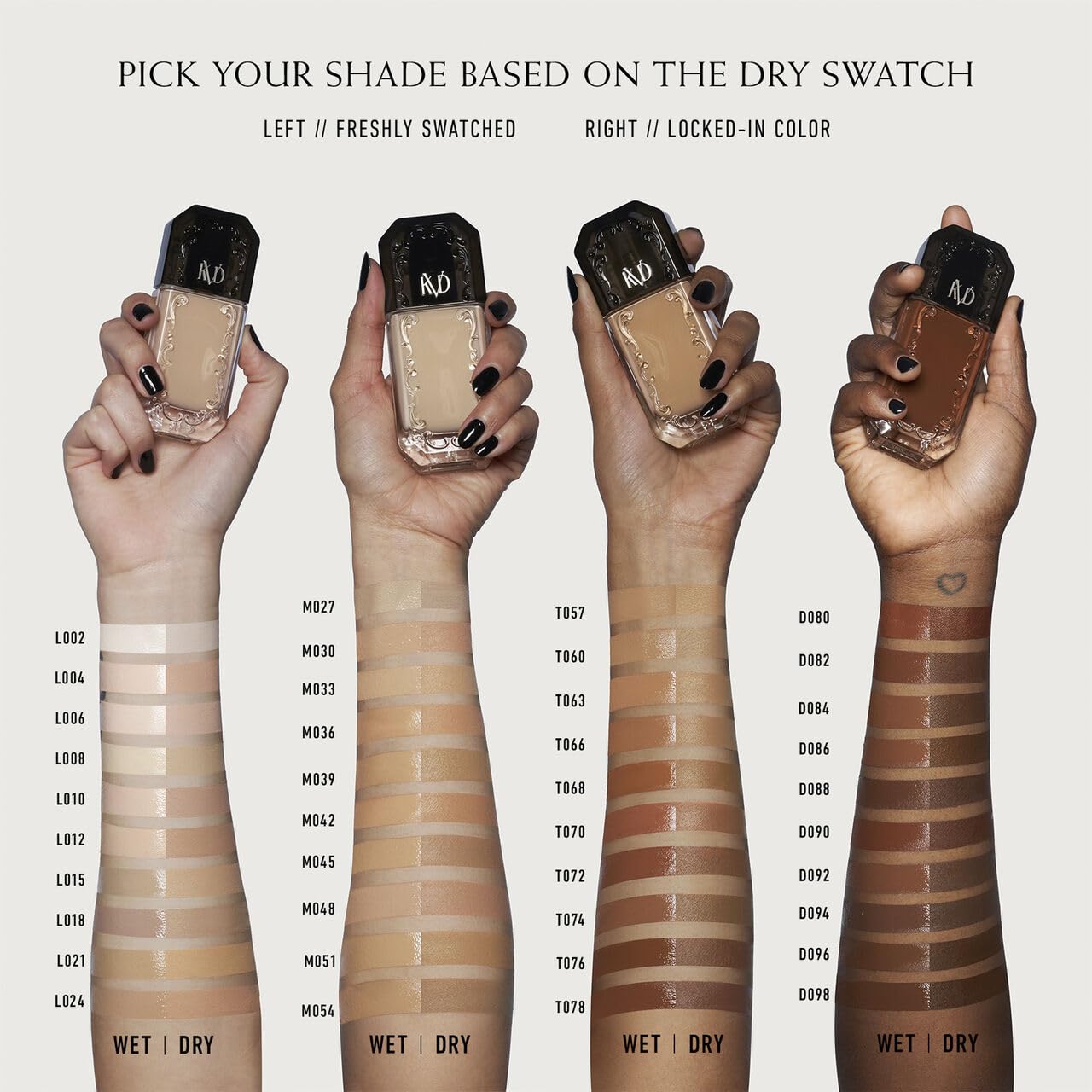KVD Beauty Good Apple Non-Comedogenic Full-Coverage Serum Foundation Tan 068 Beauty & Personal Care KVD